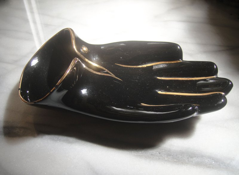 【老時光 OLD-TIME】早期二手陶瓷手模擺飾品 - 擺飾/家飾品 - 其他材質 藍色