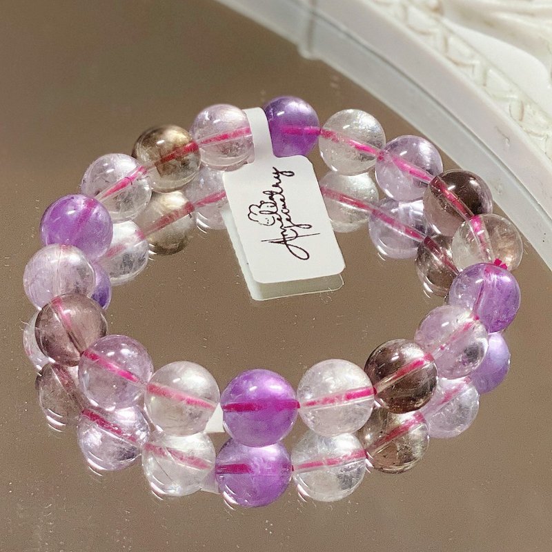 Amelia Jewelry丨超七手鍊丨超七手串丨超七 - 手鍊/手環 - 水晶 紫色