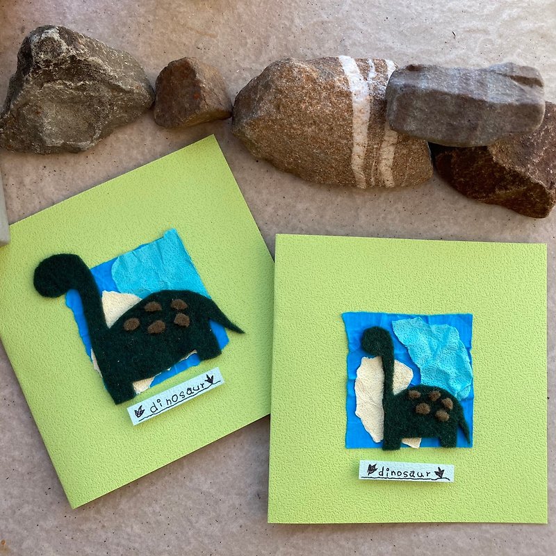 -In stock-Jurassic dinosaur (Brontosaurus)/birthday card/handmade card/commemorative card/universal card/customized card - Cards & Postcards - Paper 