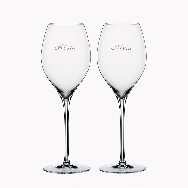 (price for one pair) 370cc [SPIEGELAU Wedding] German AdiP platinum crystal pair of cups - Bar Glasses & Drinkware - Glass Transparent