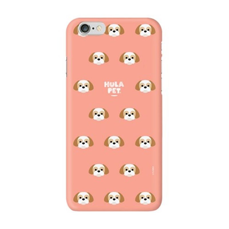 HULA PET MOBILE CASE PATTERN VERSION SHIH TZU (iphone7/8) - Phone Cases - Plastic Pink