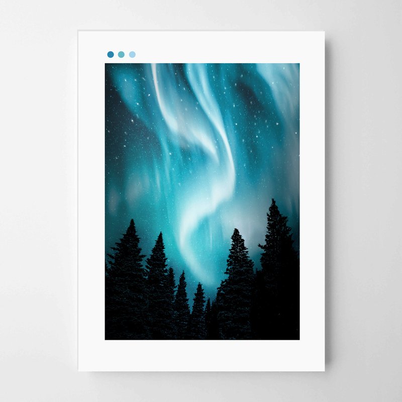 Forest Lights #4 畫 佈置 擺飾 臥室 浴室 餐廳 咖啡廳 - 擺飾/家飾品 - 紙 