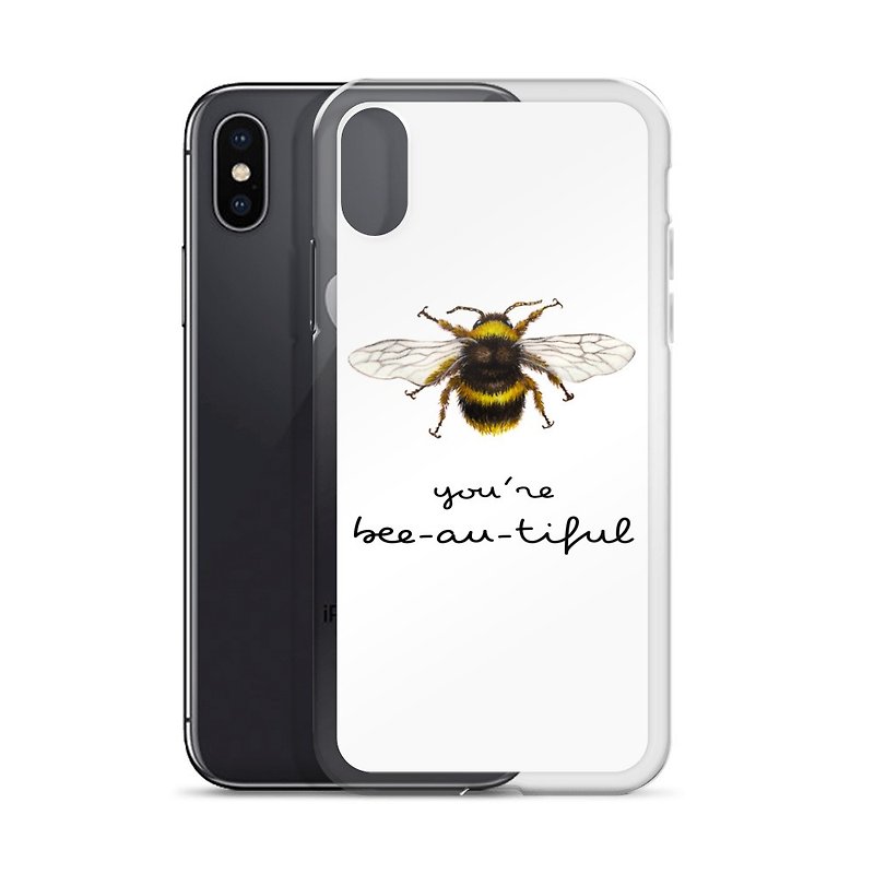 Exclusive-【Bumblebee】Watercolor Phone Case. iPhone all models. Samsung Galaxy.