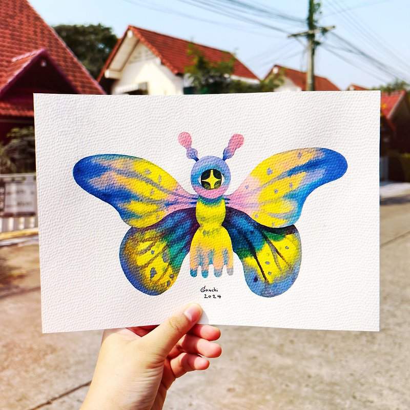 Watercolor Painting Butterfly - 其他 - 紙 