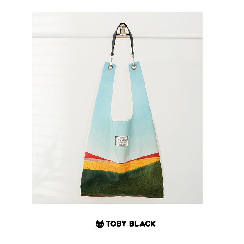 Toby Black Happy Story Bag - กระเป๋าถือ - ไนลอน หลากหลายสี