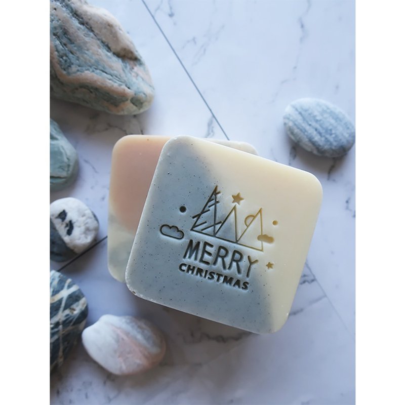 【皂章E02】Merry Christmas 歡樂聖誕 Soap Stamp 聖誕禮物 - 蠟燭/香氛/手工皂 - 壓克力 