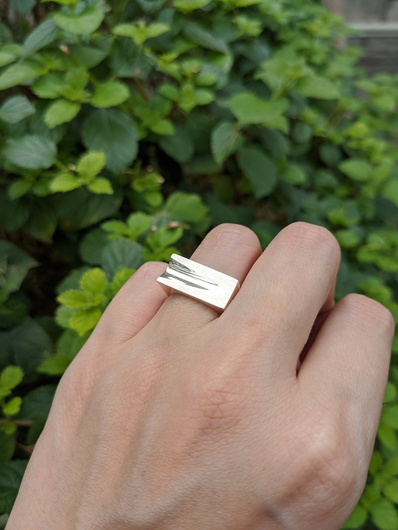 極簡古董丹麥純銀戒指 - 戒指 - 純銀 