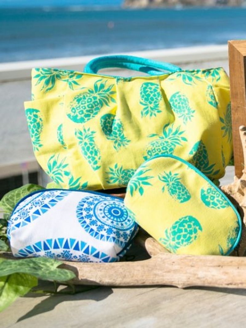 【Pre-order】 ✱ Hawaii wind package package ✱ (four) - Pencil Cases - Cotton & Hemp Multicolor