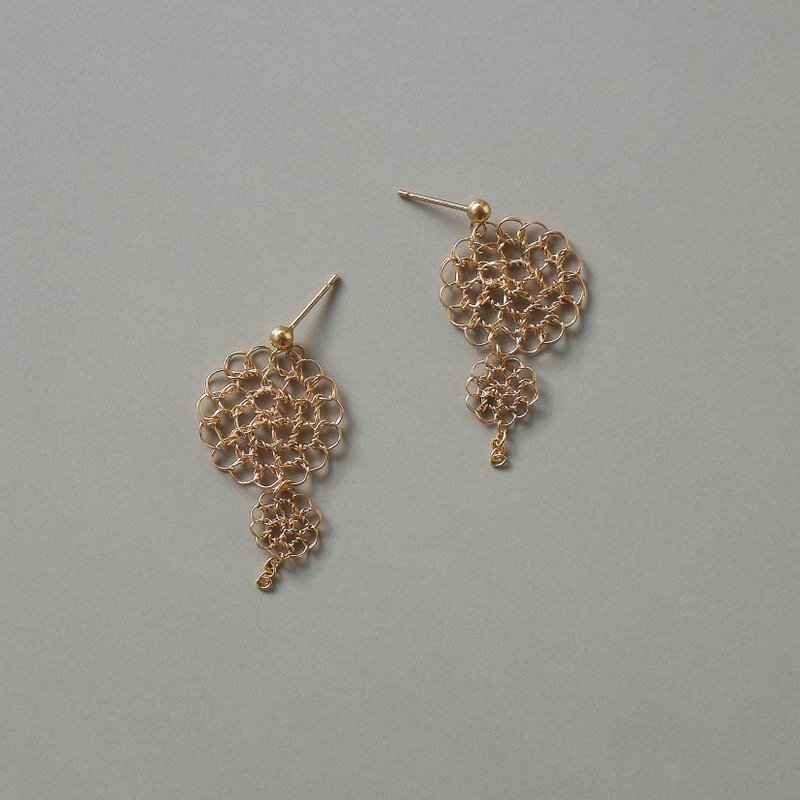 Yorisou Earrings - ピアス・イヤリング - 金属 ゴールド