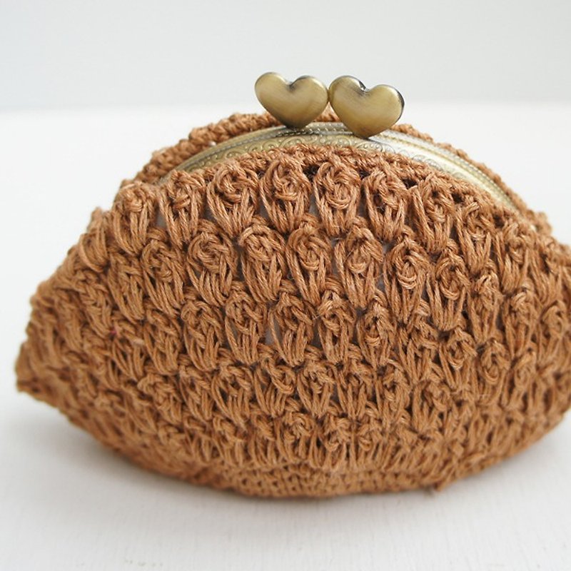 Ba-ba handmade Popcorn crochet pouch No. C 967