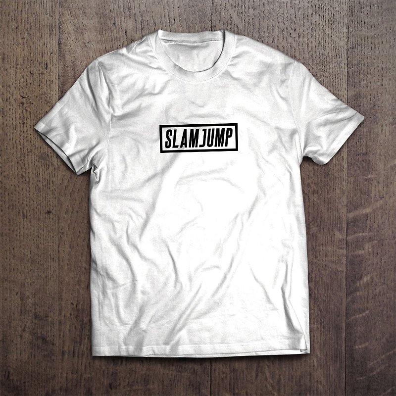 Basketball T-shirt SLAMJUMP - เสื้อยืดผู้หญิง - ผ้าฝ้าย/ผ้าลินิน ขาว