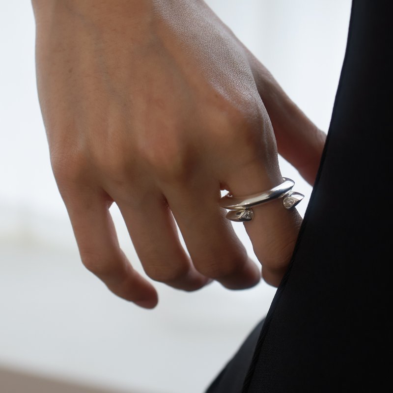 Talia Ring - 戒指 - 純銀 