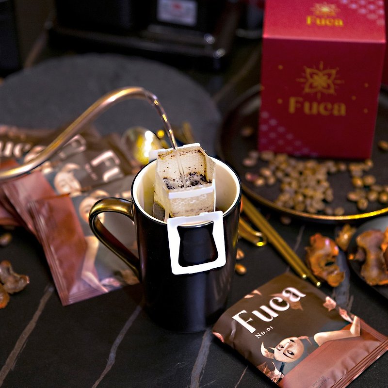 Fuca Fine Filter Hanging Coffee Colombia Ethiopia 12pcs Gift Box - กาแฟ - วัสดุอื่นๆ 