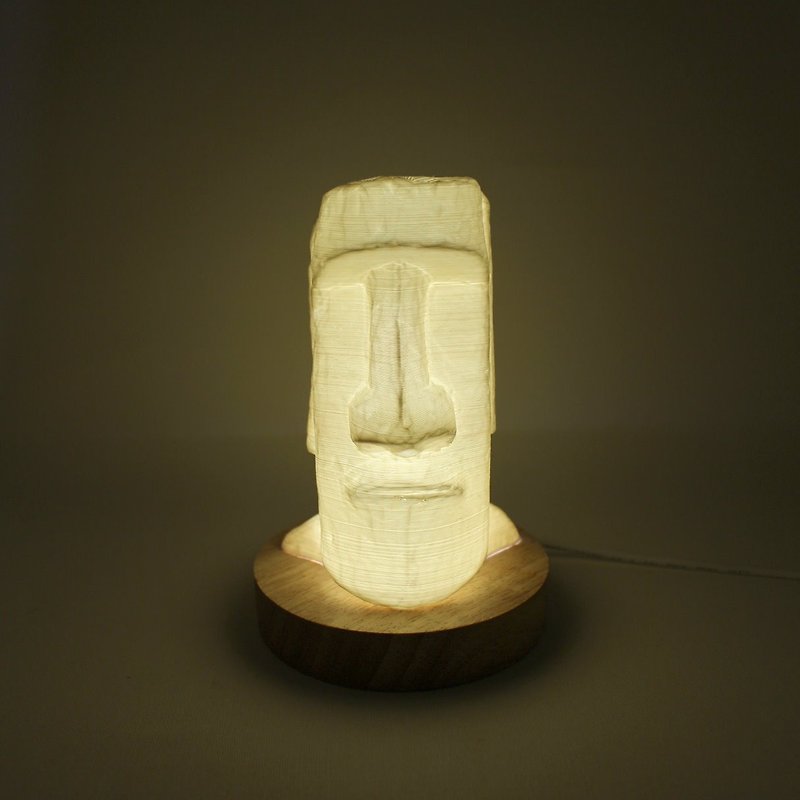 プラスチック 照明・ランプ ホワイト - モアイ(Moai)-ランプ/ライト/照明