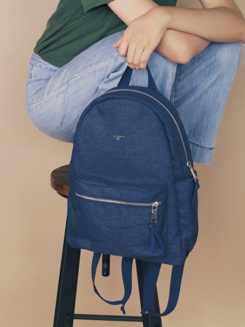 City light backpack [tannin denim] - Backpacks - Polyester Blue
