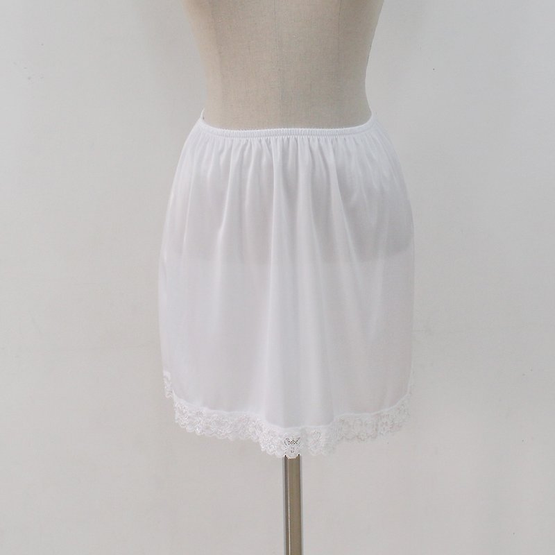 Lace satin Half Slip ,white satin dress ,underskirt