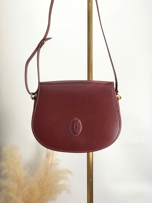 ✨カルティエ　ショルダーバッグ　ボルドー　ヴィンテージ 500x0.jpg