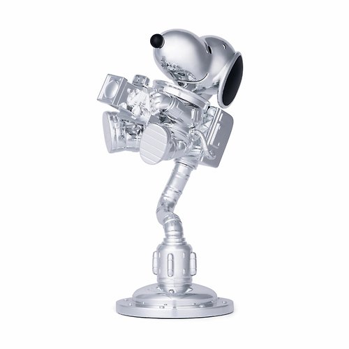 JARLL 讚爾藝術 Snoopy史努比宇航員限量款(星河銀)(30CM)擺飾情人節生日聖誕禮物
