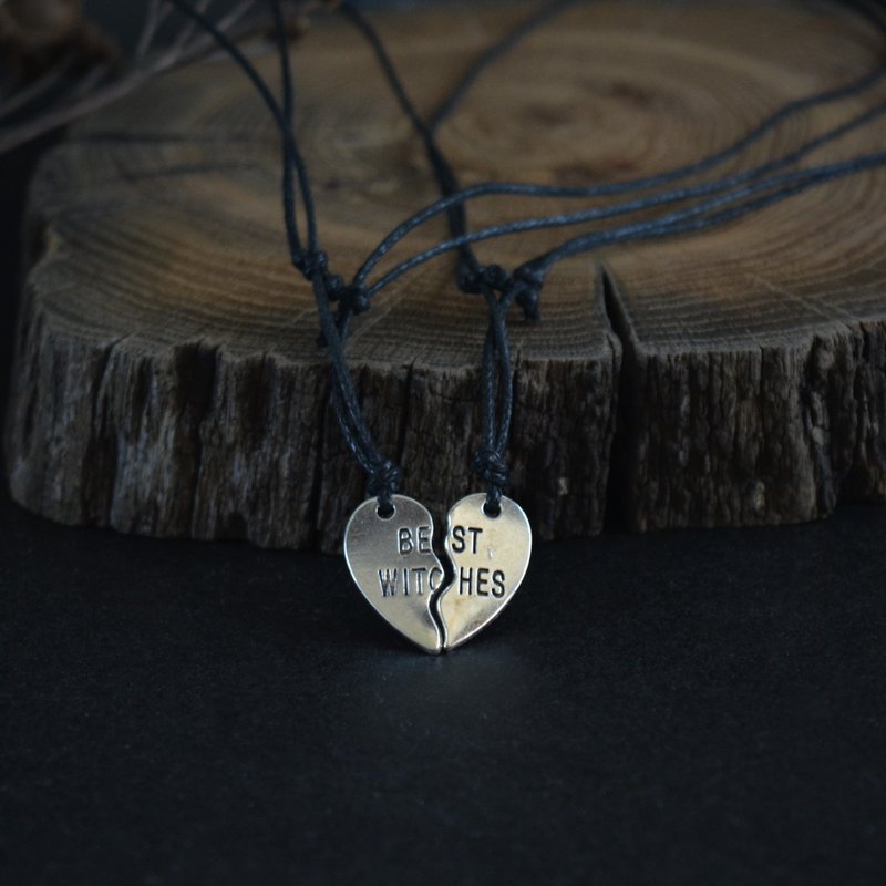 Best Witches 情侶可調節項鍊串飾繩套裝 - 項鍊 - 棉．麻 多色