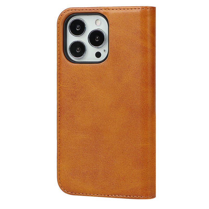 Vintage Magnetic Leather Flip Cover iPhone 16/15 Samsung S23 Phone Case - Phone Cases - Plastic Multicolor