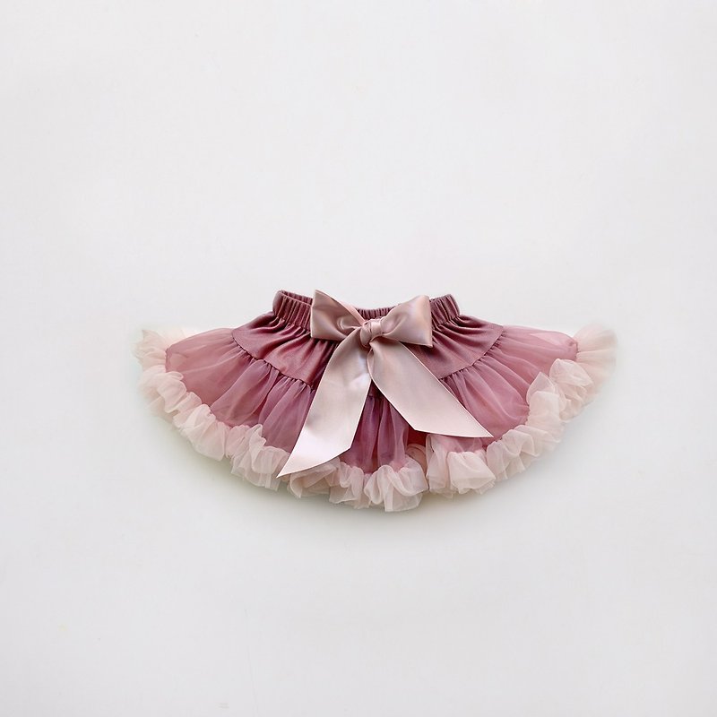 Dorothy系列娃娃澎裙-藍莓慕斯 - 女童洋裝/裙子 - 聚酯纖維 紫色