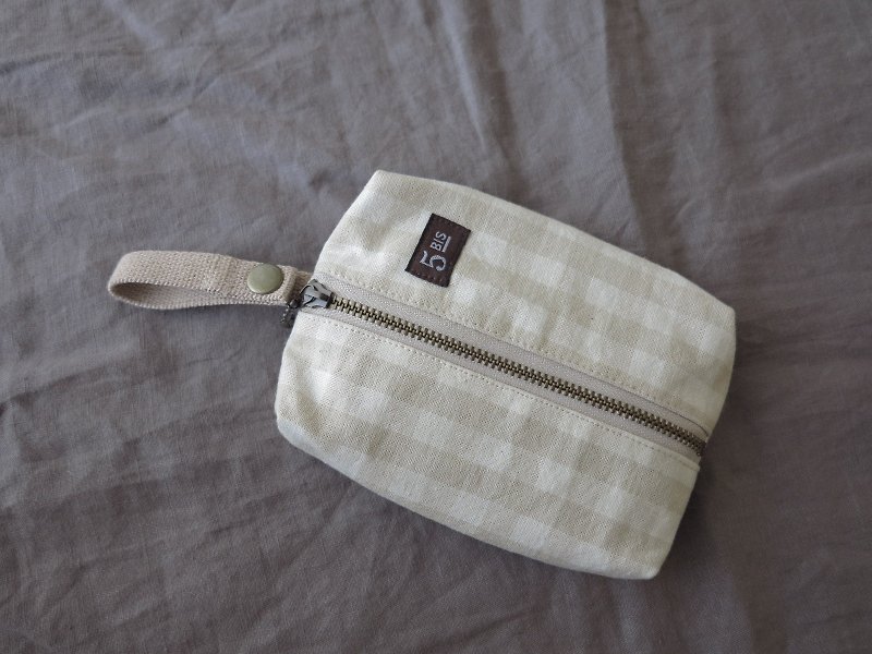 [Love clean] tissue paper bag (milk tea lattice) - Envelopes & Letter Paper - Cotton & Hemp 