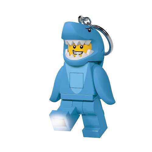 LEGO樂高LED燈系列／文具系列 LEGO 樂高 鯊魚人鑰匙圈燈