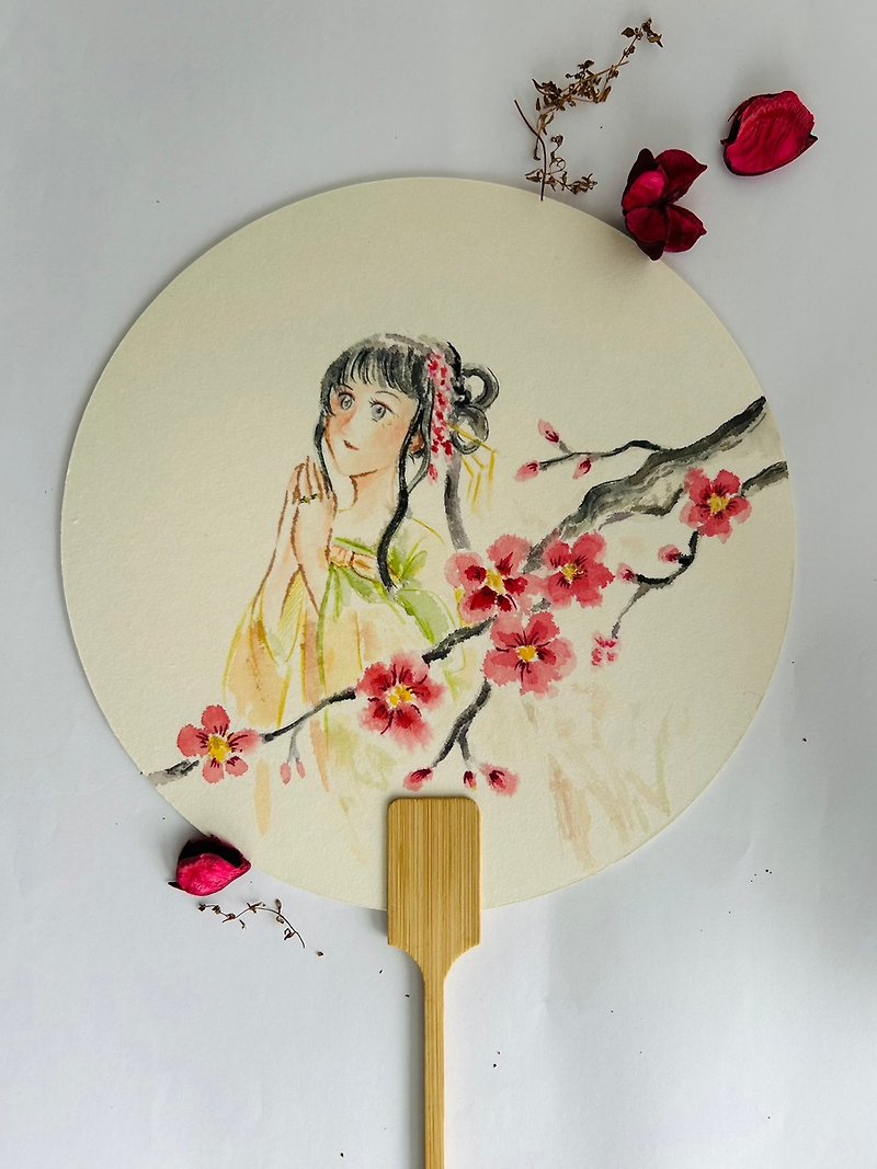 Customized hand-painted fans - Fans - Paper 