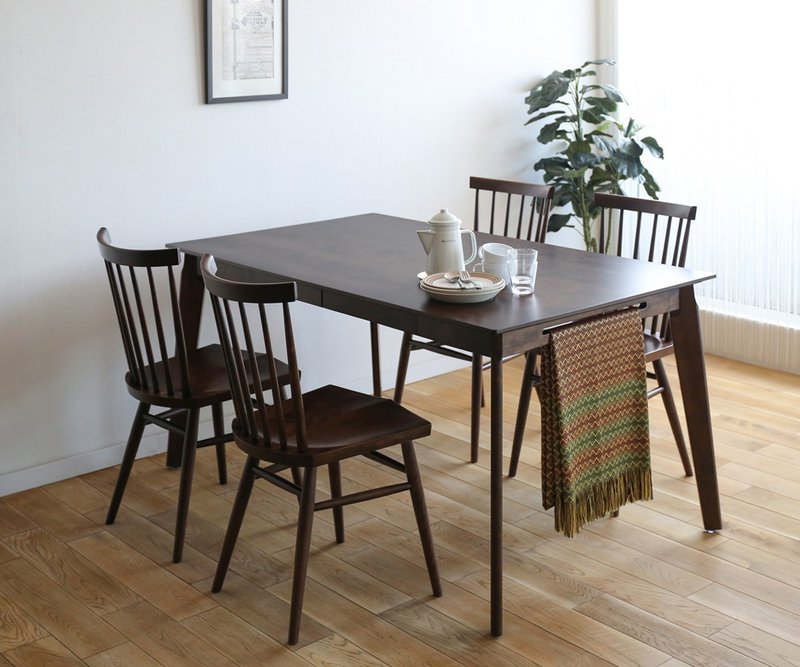 旭川家具 Create Furniture W&B 餐桌 - 餐桌/書桌 - 木頭 咖啡色