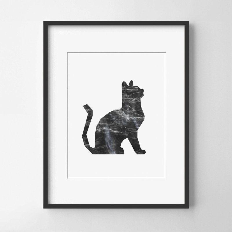 Dark Grey print #6 畫 佈置 擺飾 臥室 浴室 餐廳 咖啡廳 - 擺飾/家飾品 - 紙 