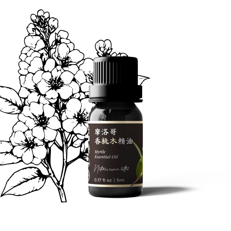【卡佛香】摩洛哥香桃木精油 - 香氛/精油/擴香 - 玻璃 黑色