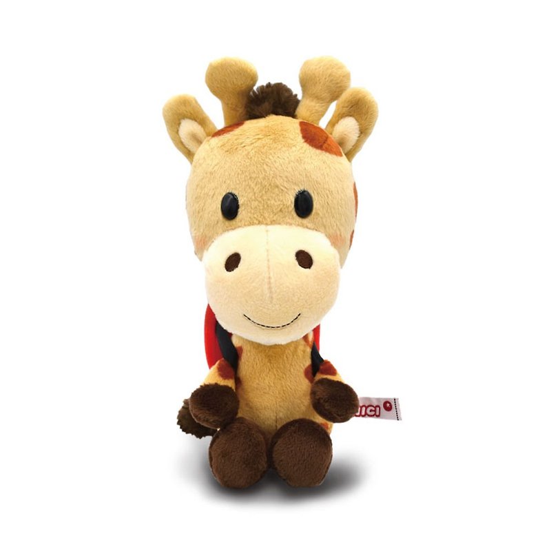 [Leofoo Village] Giraffe Backpack Doll 25cm Official Direct NICI Joint Christmas Exchange - ตุ๊กตา - วัสดุอื่นๆ 