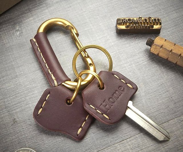 Brass Carabiner Keychain Brass Key Ring Key Carabiner, Cute