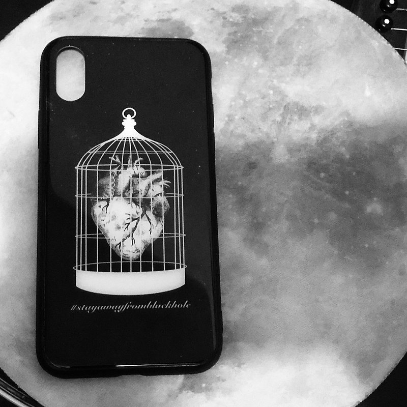 iPhone case (heart) - Other - Plastic Black