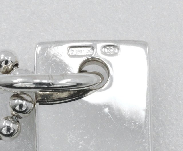 美品 GUCCI グッチ ロゴプレート ステンレス ブレスレット シルバー GUCCI グッチ ロゴ プレート ブレスレット シルバー925【いおき