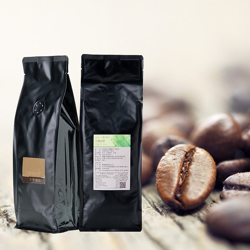 大隱16號 綜合配方咖啡豆~中焙/濃郁醇厚不酸/義式咖啡豆 綜合豆 - 咖啡/咖啡豆 - 新鮮食材 黑色