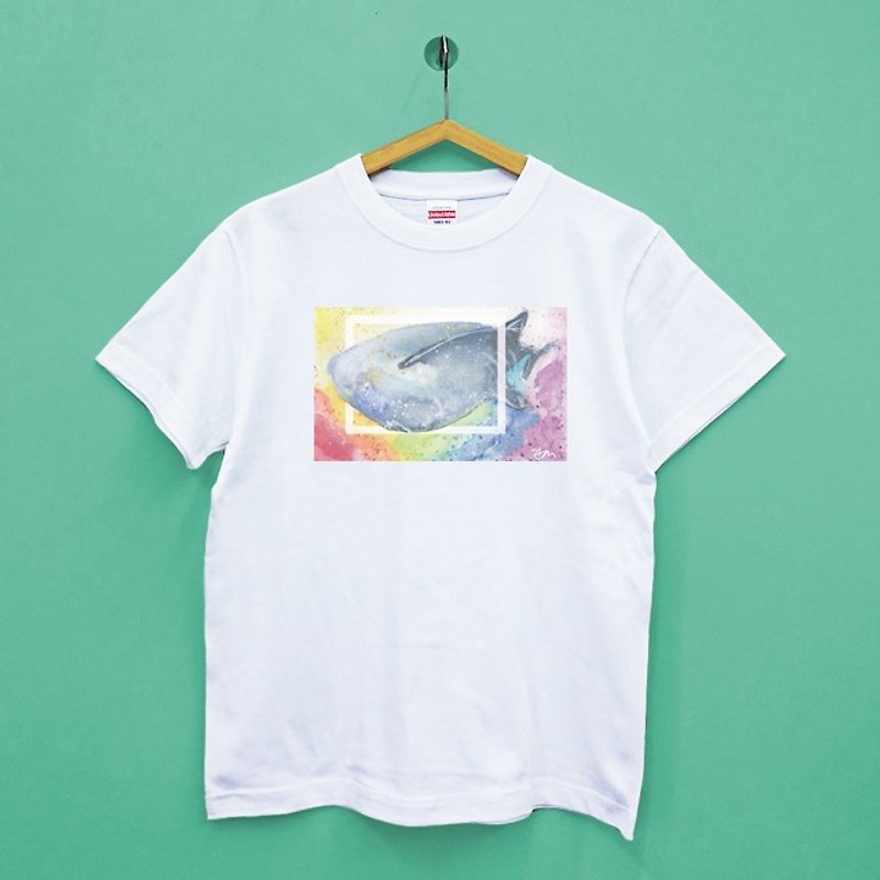 Whale Shark Japan United Athle Cotton Soft Neutral Tee Children T-Shirt - เสื้อฮู้ด - ผ้าฝ้าย/ผ้าลินิน 