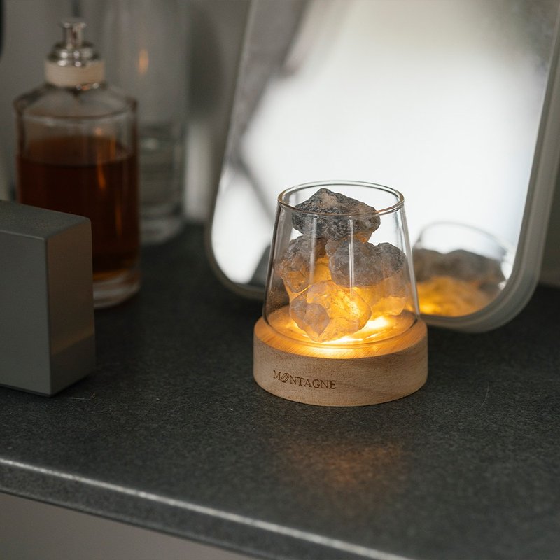 モンターニュ ミニクリスタルディフューザーセット |ブルークリスタル | コミュニケーションと希望 - アロマ・線香 - その他の素材 ブルー