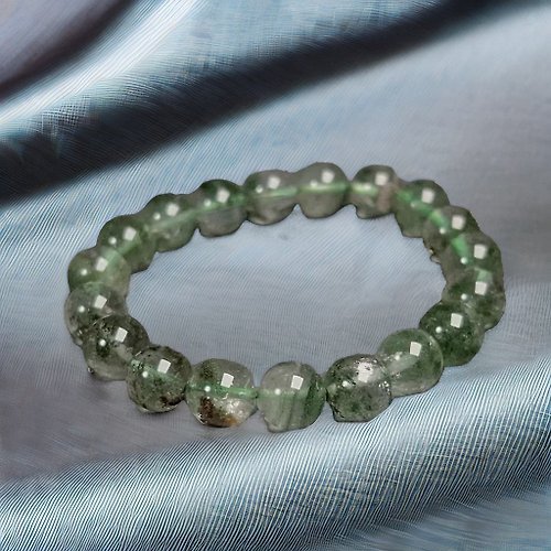 瓔珞珠寶盒 E.L.Jewelry Box 天然綠幽靈水晶手珠 | 天然水晶 | 送禮
