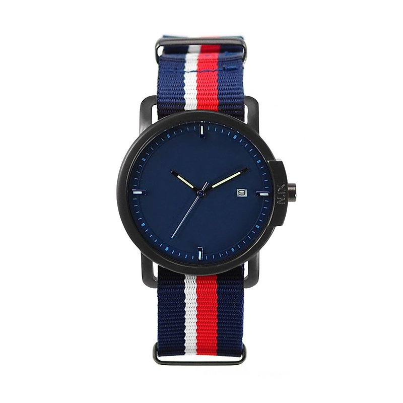 Minimal Watches: Ocean06-Navy Red - Women's Watches - Other Metals Red