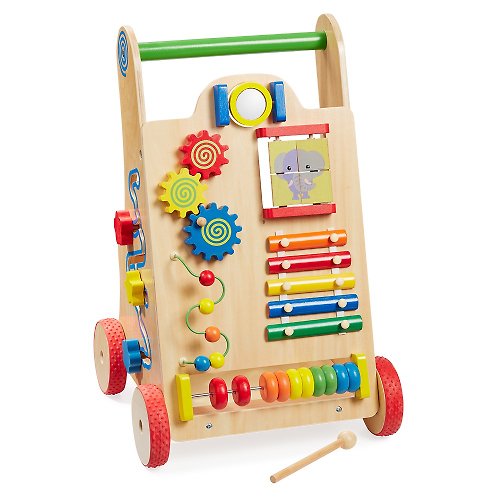 howa 德國木製玩具 我是小總裁。木製兒童多功能學步車