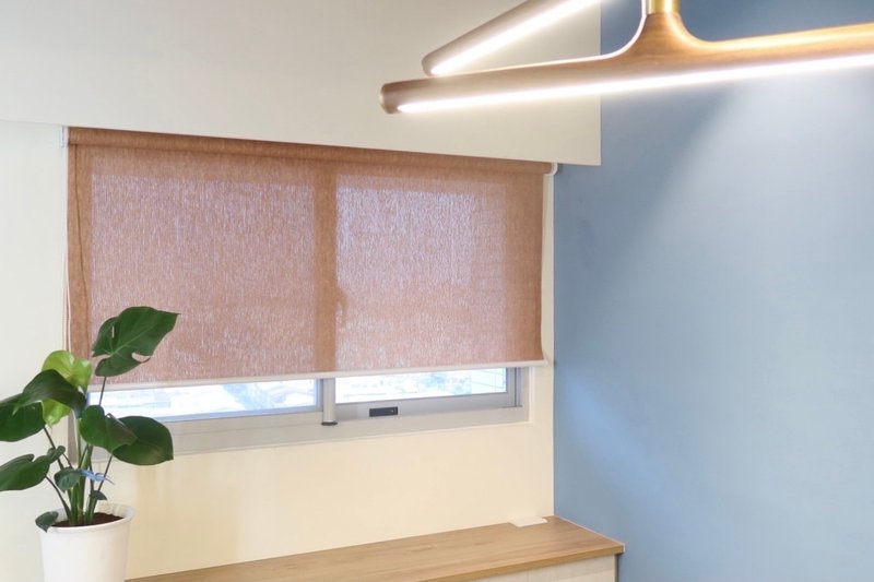 Simple natural fiber roller blinds - Doorway Curtains & Door Signs - Eco-Friendly Materials 