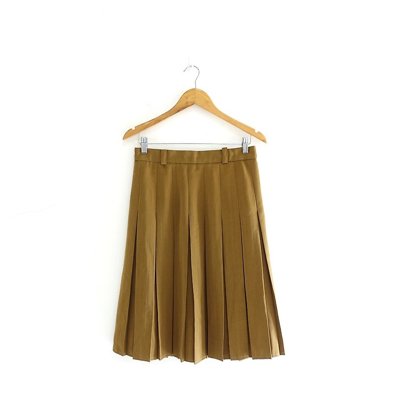 │Slowly│Nature-Ancient Skirt│vintage.Retro.Literature - Skirts - Polyester Multicolor