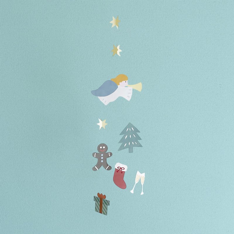 クリスマスのモビール - 其他 - 紙 多色