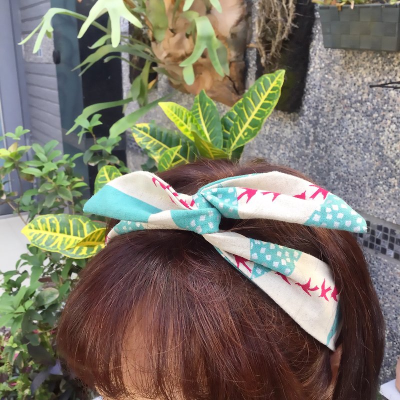 Hairline - comfortable and refreshing (with plastic soft aluminum wire) - Hair Accessories - Cotton & Hemp 