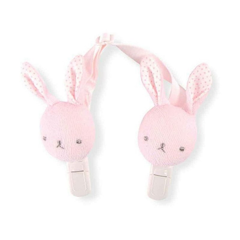 Japanese Boribon oeuf pink bunny multifunctional anti-clip - Other - Cotton & Hemp Pink