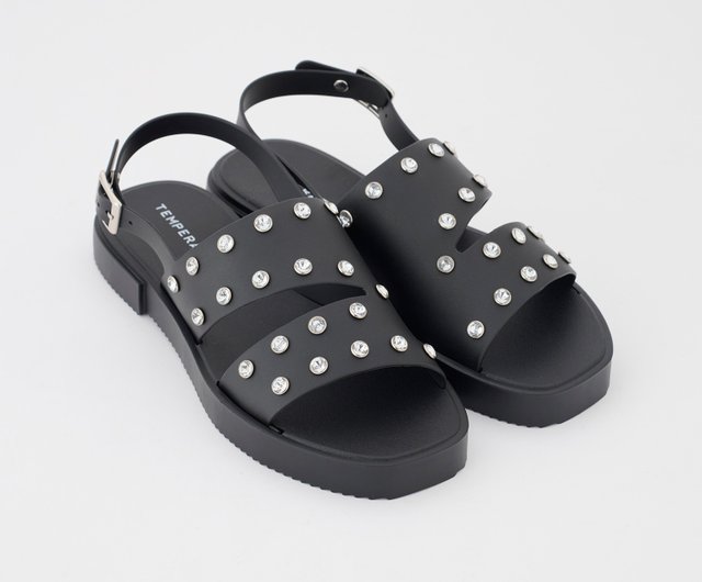 WH】Studs Platform Sandals スタッズ サンダル 干場