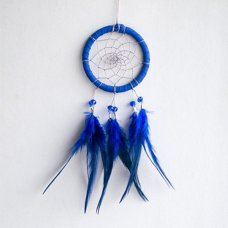 Sunrise in the Blue Ocean-Dream Catcher Finished Product-Boyfriend's Gift - Items for Display - Other Materials Blue
