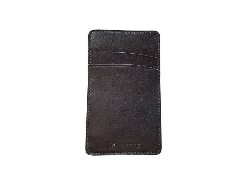 Mini memo and card holder - Card Holders & Cases - Genuine Leather Black