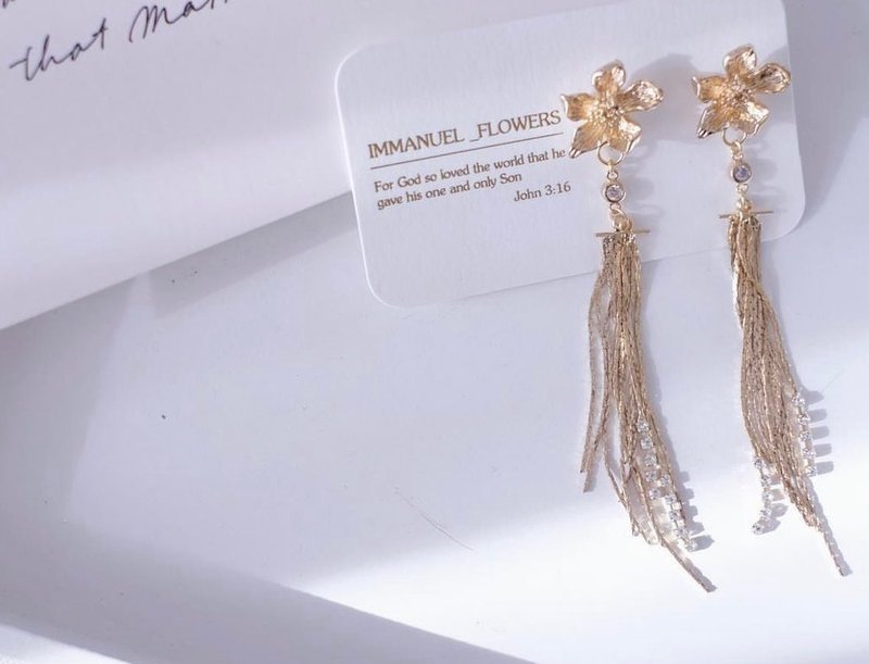 Ime111 - Earrings & Clip-ons - Other Metals Gold